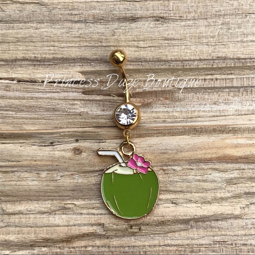 Gold Summer Belly‎ Button Ring